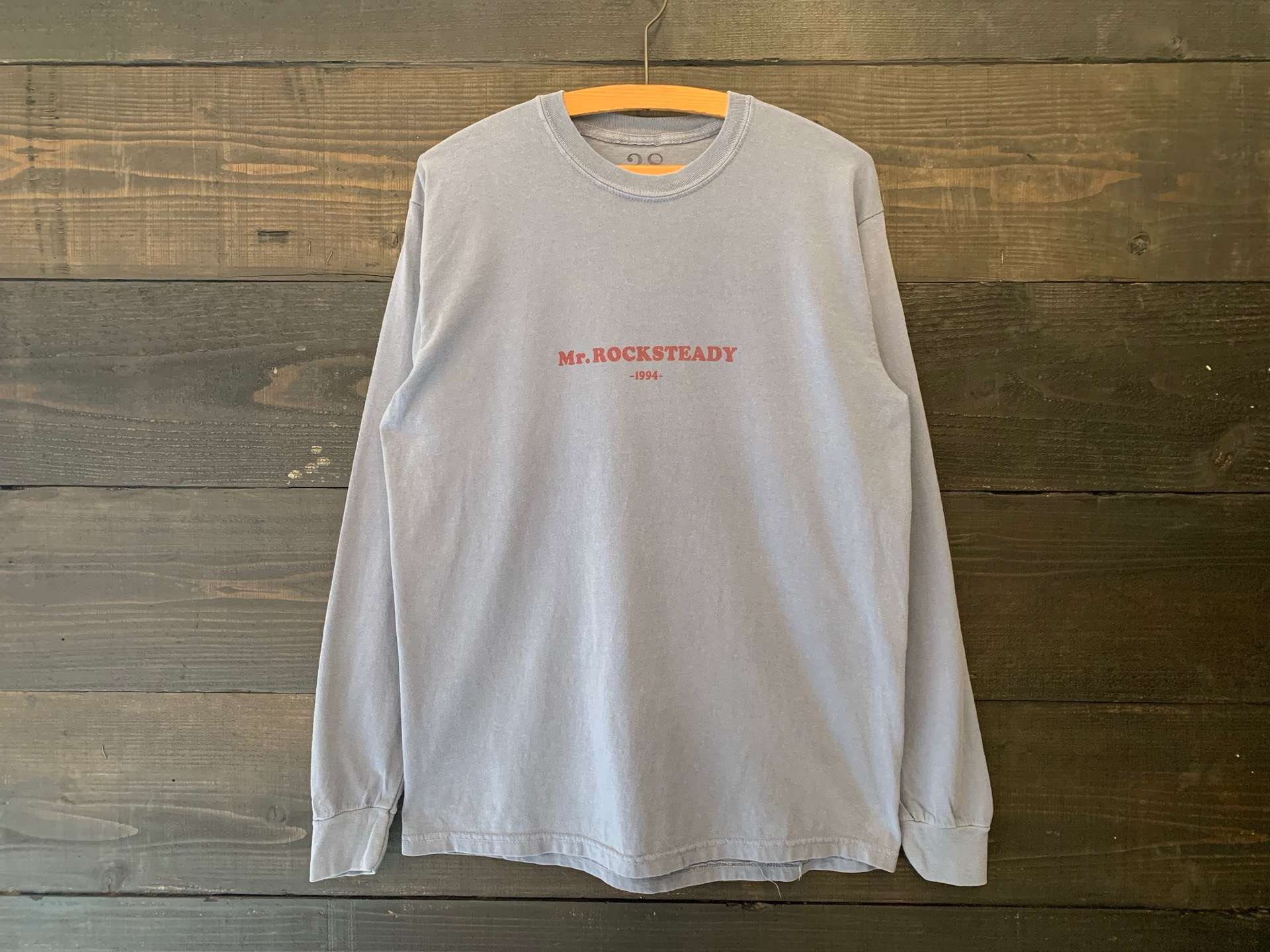MR.ROCKSTEADY L/S T-SHIRTS (BLUE)<br>¥5,940(税込)